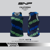 SNP - California Navy Running Jersey - Ladies - Sleeveless